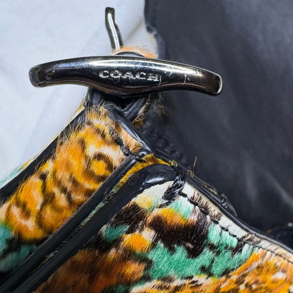 Coach 1941 Saddle 23 Printed Haircalf Crossbody Limited Edition Floral Unicorn - Picture 11 of 17
